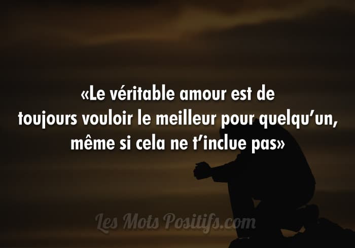 Le Veritable Amour Est De Les Mots Positifs Com