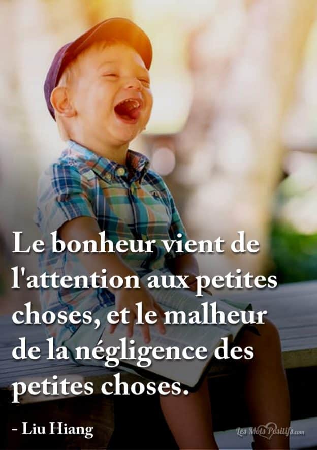 Les Petites Choses – Les Mots Positifs.com