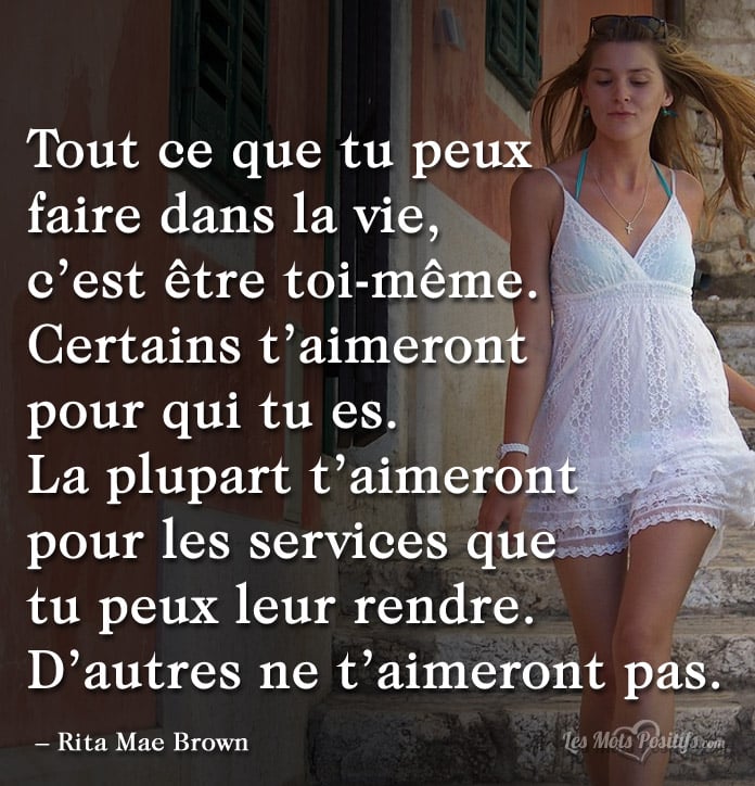 Tout Ce Que Tu Peux Faire Dans La Vie Citations Et Pensees Positives Les Mots Positifs Com