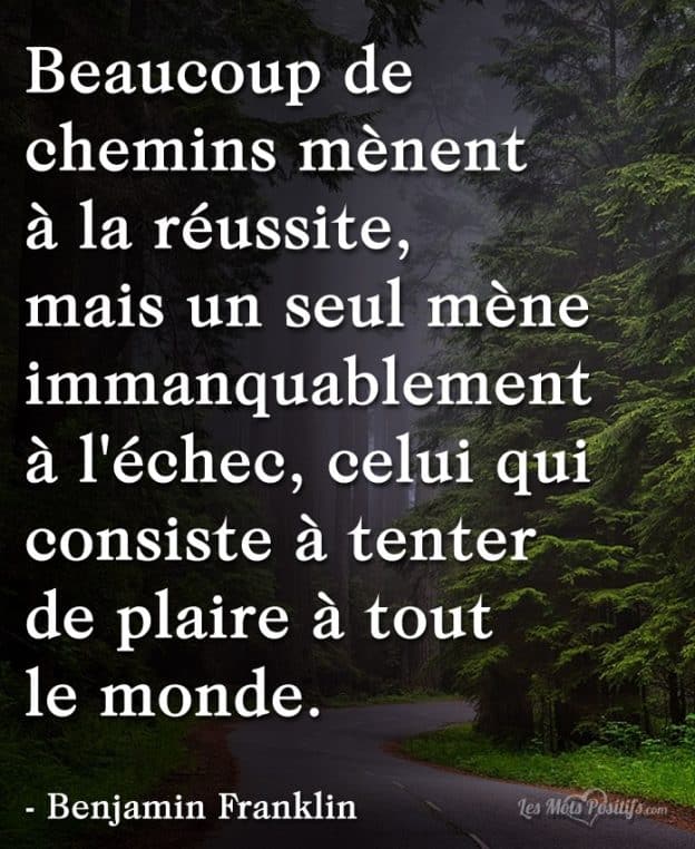 Le Chemin Qui Mene A L Echec Les Mots Positifs Com