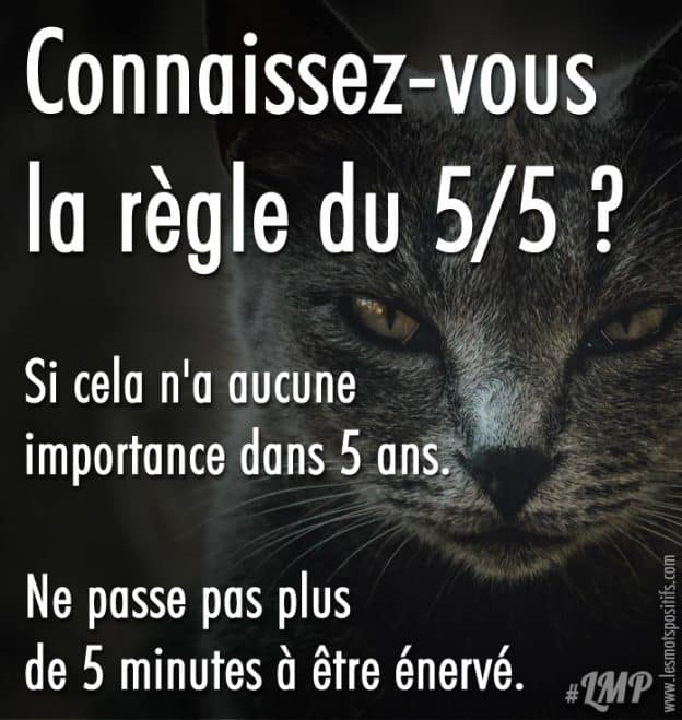 Connaissez Vous La Regle Du 5 5 Citations Et Pensees Positives Les Mots Positifs Com